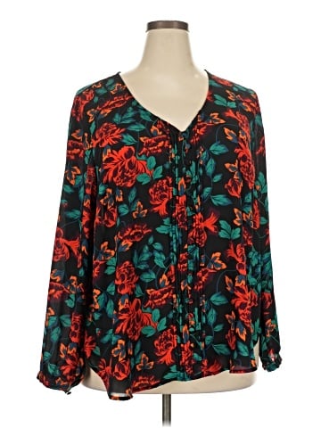 Torrid Long Sleeve Blouse (view 1)