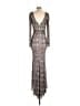 Mac Duggal Silver Cocktail Dress Size 4 - photo 2