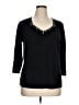 Requirements 100% Acrylic Black Cardigan Size 1X - photo 1