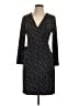 Ann Taylor 100% Polyester Polka Dots Black Casual Dress Size 10 - photo 1