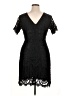 MSLG 100% Polyester Black Cocktail Dress Size XL - photo 2