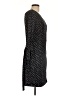 Ann Taylor 100% Polyester Polka Dots Black Casual Dress Size 10 - photo 4