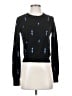 Equipment Graphic Black Pullover Sweater Size XS - photo 1