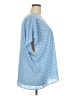 Halogen 100% Polyester Blue 3/4 Sleeve Blouse Size 3X - photo 4