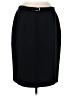Emanuel Emanuel Ungaro 100% Polyester Solid Black Formal Skirt Size 8 - photo 1