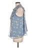 Ranna Gill 100% Polyester Blue Sleeveless Blouse Size M - photo 5
