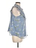 Ranna Gill 100% Polyester Blue Sleeveless Blouse Size M - photo 4