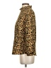 J.Crew 100% Polyester Animal Print Gold Long Sleeve Blouse Size XS - photo 5