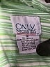 Only Necessities Stripes Green Short Sleeve Button-Down Shirt Size 1X - photo 7