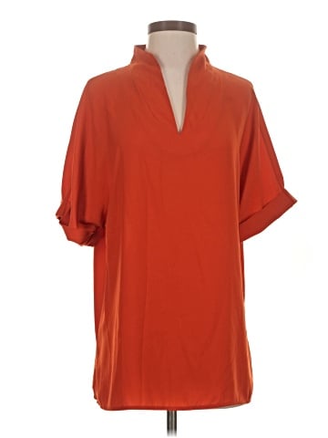 Calvin Klein Short Sleeve Blouse (view 1)