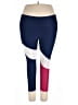 Nike Color Block Blue Active Pants Size 2X - photo 1