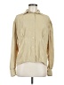 Unbranded 100% Polyester Metallic Tan Long Sleeve Blouse Size EU 38 / US 8 - photo 1