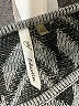 NY Collection 100% Acrylic Chevron-herringbone Silver Gray Poncho Size S - photo 7