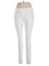 Hue Solid White Active Pants Size L - photo 1