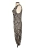 Unbranded Stripes Gray Cocktail Dress Size S - photo 5