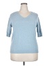 Ella Moss Blue Pullover Sweater Size XXL - photo 1