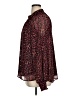 Zesica 100% Polyester Animal Print Burgundy Long Sleeve Blouse Size XL - photo 5