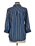 Fashion Nova 100% Polyester Stripes Blue 3/4 Sleeve Blouse Size M - photo 2