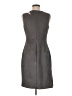 Milly Solid Gray Casual Dress Size 6 - photo 2