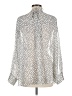 Zara 100% Polyester Polka Dots Ivory Long Sleeve Blouse Size M - photo 2
