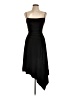 Soprano Solid Black Cocktail Dress Size L - photo 1