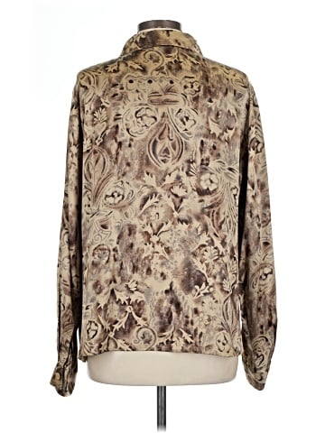 Carole Little Long Sleeve Silk Top (view 2)