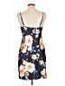 Bebe 100% Polyester Floral Blue Cocktail Dress Size L - photo 2