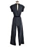 Monteau Stripes Blue Jumpsuit Size S - photo 2