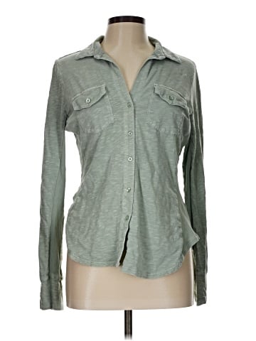 CALVIN KLEIN JEANS Long Sleeve Button-Down Shirt (view 1)