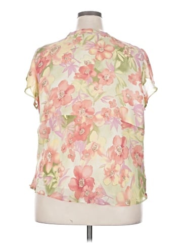 Jaclyn Smith Short Sleeve Blouse (view 2)
