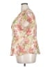 Jaclyn Smith 100% Polyester Floral Pink Short Sleeve Blouse Size 2X - photo 5