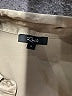 Rails 100% Silk Metallic Tan Blouse Size S - photo 7