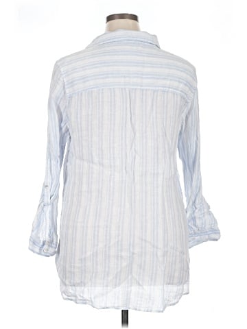 Sigrid Olsen 3/4 Sleeve Button-Down Shirt (view 2)