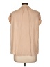 Current Air 100% Polyester Tan Short Sleeve Blouse Size L - photo 2