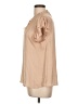Current Air 100% Polyester Tan Short Sleeve Blouse Size L - photo 5