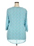 Kiara 100% Polyester Teal 3/4 Sleeve Blouse Size XXL - photo 2