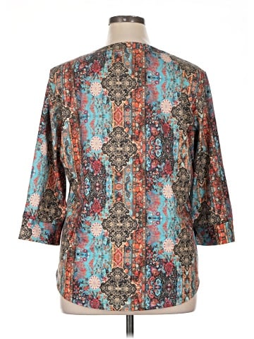 Ofeefan 3/4 Sleeve Blouse (view 2)