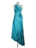 Unbranded 100% Polyester Teal Blue Cocktail Dress Size 9 - photo 2