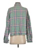 Assorted Brands Plaid Green Long Sleeve Blouse Size S - photo 2
