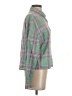 Assorted Brands Plaid Green Long Sleeve Blouse Size S - photo 4