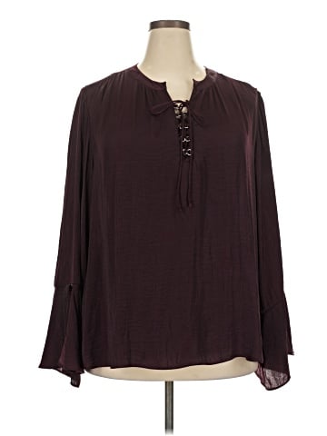 Jennifer Lopez Long Sleeve Blouse (view 1)