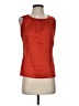 Ril's 100% Polyester Orange Sleeveless Blouse Size S - photo 1