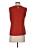 Ril's 100% Polyester Orange Sleeveless Blouse Size S - photo 2