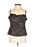 Assorted Brands 100% Polyester Brown Black Sleeveless Top Size XS - photo 1