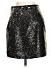 J.Crew 100% Polyester Metallic Silver Formal Skirt Size 00 - photo 1