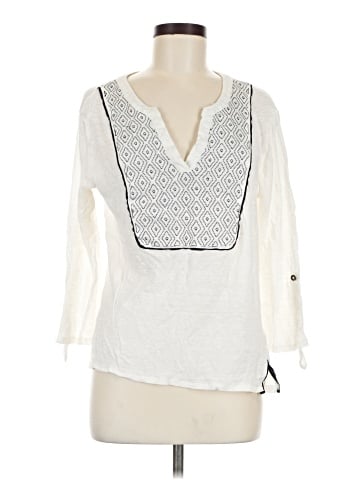 Democracy 3/4 Sleeve Blouse (view 1)