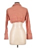 Unbranded 100% Polyester Orange 3/4 Sleeve Blouse Size L (estimated) - photo 2