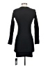 Fabletics Solid Black Cocktail Dress Size XS - photo 2