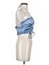 Princess Polly Blue Sleeveless Blouse Size 4 - photo 4