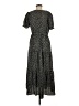 Unbranded 100% Polyester Polka Dots Black Casual Dress Size M - photo 2